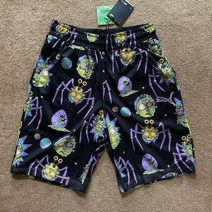 Puma x Rick and Morty AOP Basketball Shorts *LaMelo Ball* (537099-01) Mens Sz M